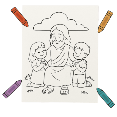 Desenhos bíblicos para colorir